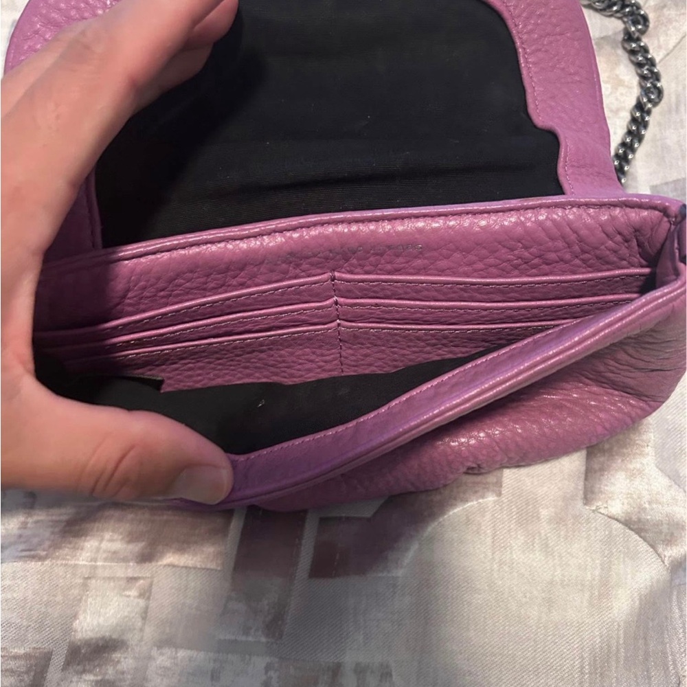 Marc Jacobs Purple Crossbody Bag with Chain Strap - Picture 3 of 6